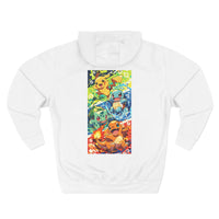 Load image into Gallery viewer, Pocket Monsters Starter Trio Fleece Hoodie