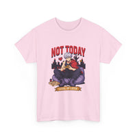Load image into Gallery viewer, Not Today "Level Up Later" Tee - Lazy Gaming Anime Hero Relaxed Shirt