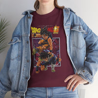 Load image into Gallery viewer, Dragon Battle Graphic Tee — Retro Anime Fighter Design