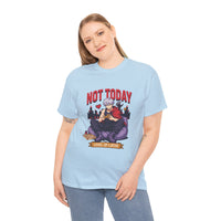 Load image into Gallery viewer, Not Today "Level Up Later" Tee - Lazy Gaming Anime Hero Relaxed Shirt
