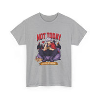 Load image into Gallery viewer, Not Today "Level Up Later" Tee - Lazy Gaming Anime Hero Relaxed Shirt