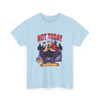 Load image into Gallery viewer, Not Today "Level Up Later" Tee - Lazy Gaming Anime Hero Relaxed Shirt