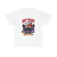 Load image into Gallery viewer, Not Today "Level Up Later" Tee - Lazy Gaming Anime Hero Relaxed Shirt