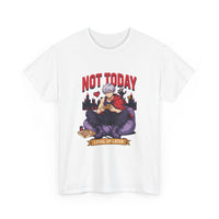 Load image into Gallery viewer, Not Today "Level Up Later" Tee - Lazy Gaming Anime Hero Relaxed Shirt