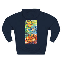 Load image into Gallery viewer, Pocket Monsters Starter Trio Fleece Hoodie