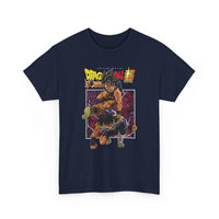 Load image into Gallery viewer, Dragon Battle Graphic Tee — Retro Anime Fighter Design