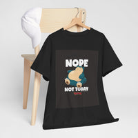Load image into Gallery viewer, Nope Not Today Tee — Funny Lazy Cartoon Sleepy Character T-Shirt