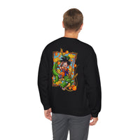 Load image into Gallery viewer, Crewneck Sweatshirt — Dragon Boy Adventure Graphic