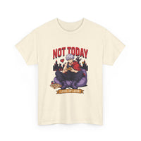Load image into Gallery viewer, Not Today "Level Up Later" Tee - Lazy Gaming Anime Hero Relaxed Shirt