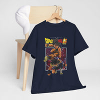 Load image into Gallery viewer, Dragon Battle Graphic Tee — Retro Anime Fighter Design