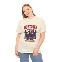 Load image into Gallery viewer, Not Today "Level Up Later" Tee - Lazy Gaming Anime Hero Relaxed Shirt