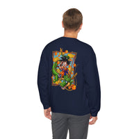 Load image into Gallery viewer, Crewneck Sweatshirt — Dragon Boy Adventure Graphic