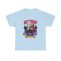 Load image into Gallery viewer, Not Today "Level Up Later" Tee - Lazy Gaming Anime Hero Relaxed Shirt