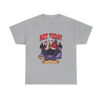 Load image into Gallery viewer, Not Today "Level Up Later" Tee - Lazy Gaming Anime Hero Relaxed Shirt