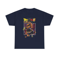 Load image into Gallery viewer, Dragon Battle Graphic Tee — Retro Anime Fighter Design